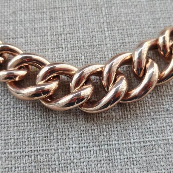 Fashion Necklace Chain Rose Gold Tone Fashion Jewelry Necklace Unbranded - Picture 2 of 10